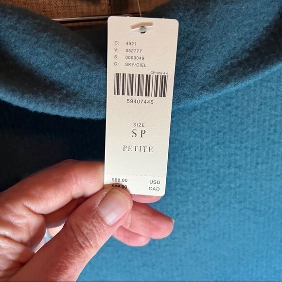NWT Anthropologie Tunic, Size Small Petite Cozy Comfy Activewear - Picture 5 of 6